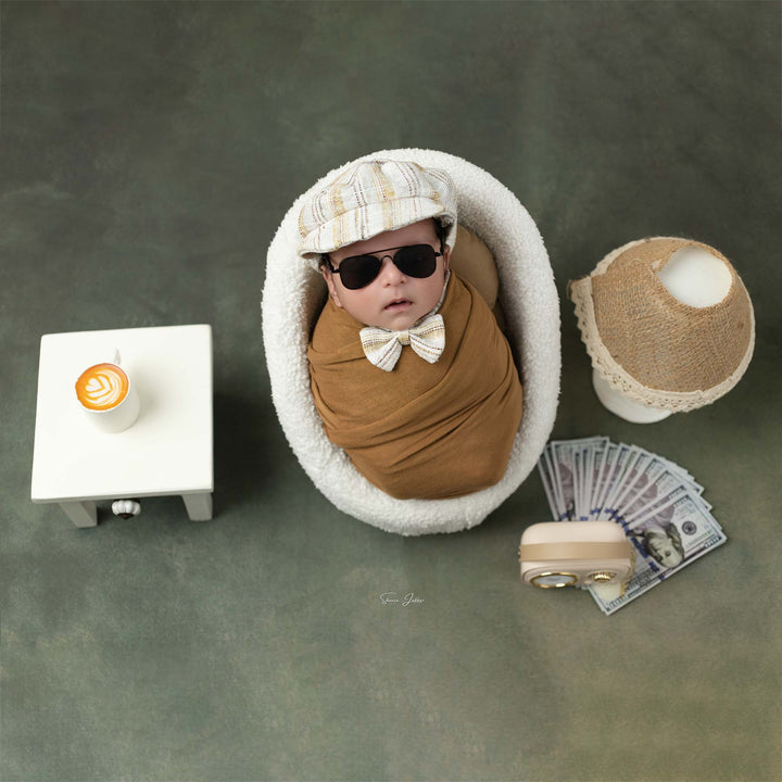 Coffee Cup With Latte Art : Baby Props