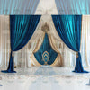 Crystal & Cobalt - Printed Backdrop - Fabric - 5 by 6 feet