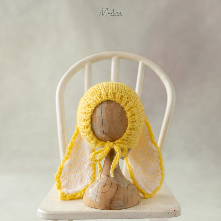 Knitted Bunny Hat : Baby Props