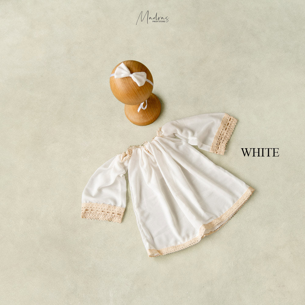 2pc Aleysia Gown ( 6 to 9 Month) -Baby Props