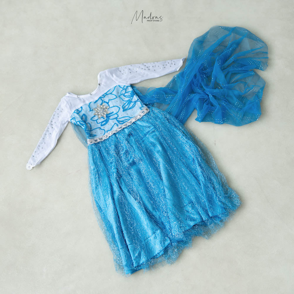 Elsa Gown ( Gown Only) :  Baby Props