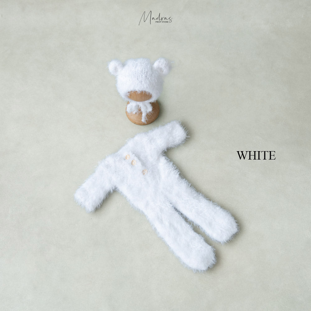 Woolen Bear Outfit : Baby Props