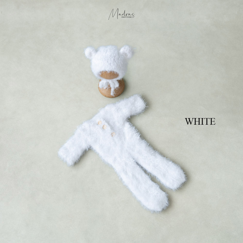 Woolen Bear Outfit -Baby Props