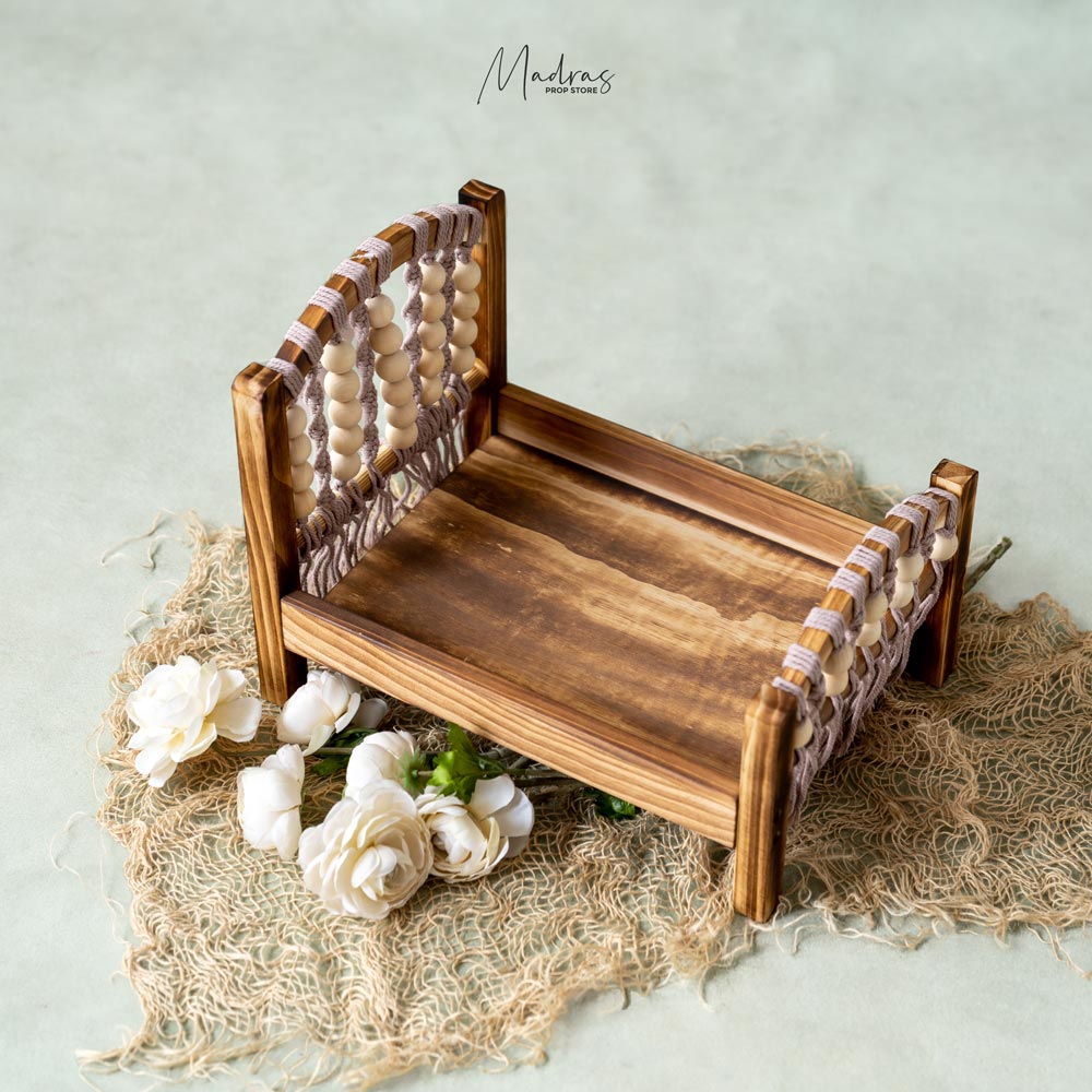 Boho Bead Bed : Baby Props