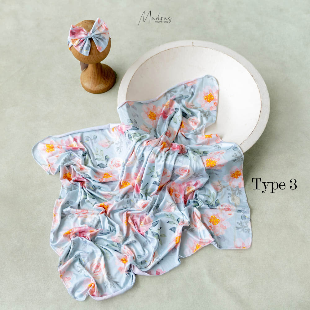 Floral Wrap Set : Baby Props