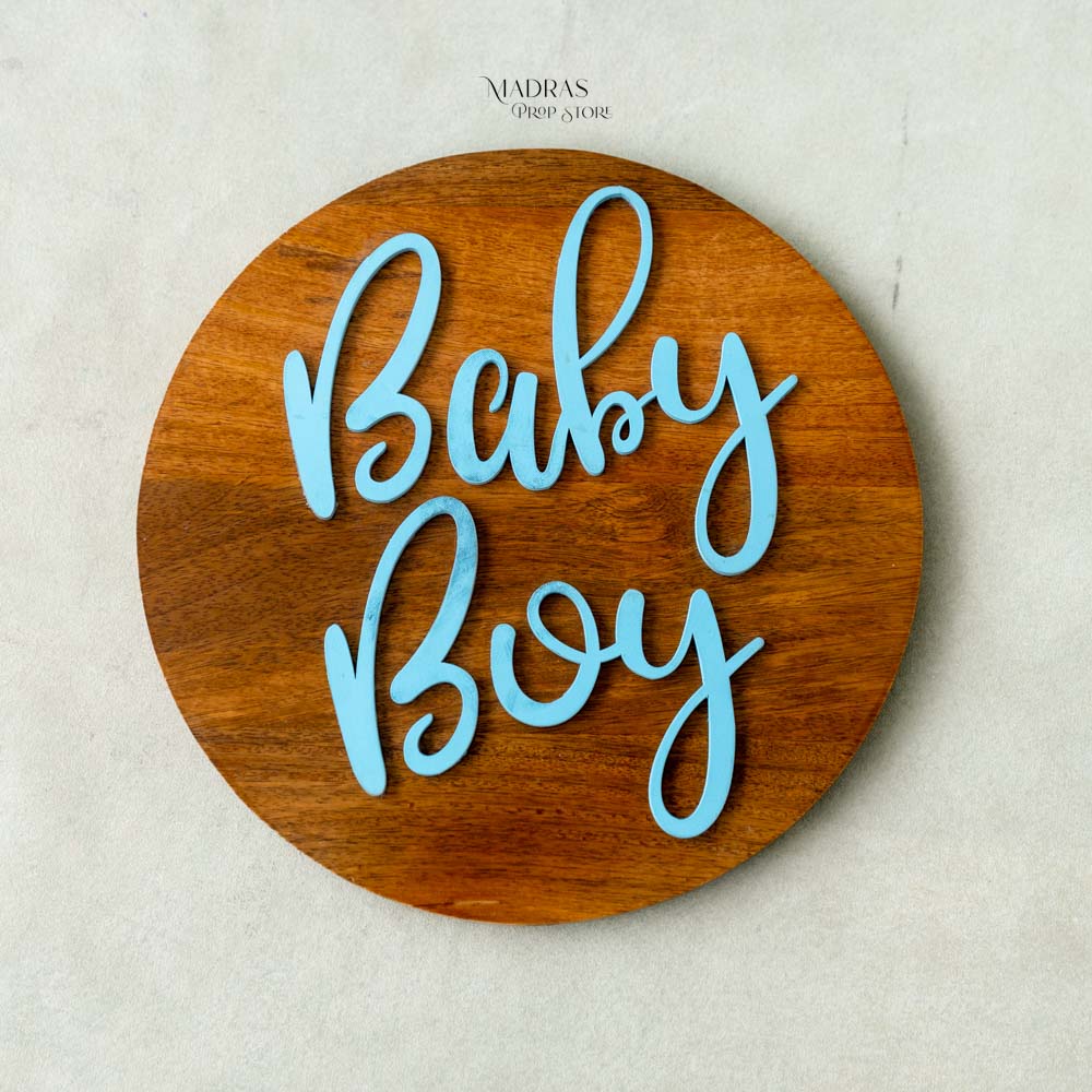 Baby Boy Board -Baby Props