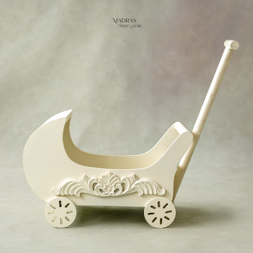 Wooden Pram (Shipping Extra) -Baby Props