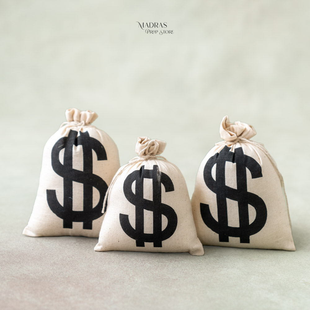 Money Bag Set of 3 : Baby Props