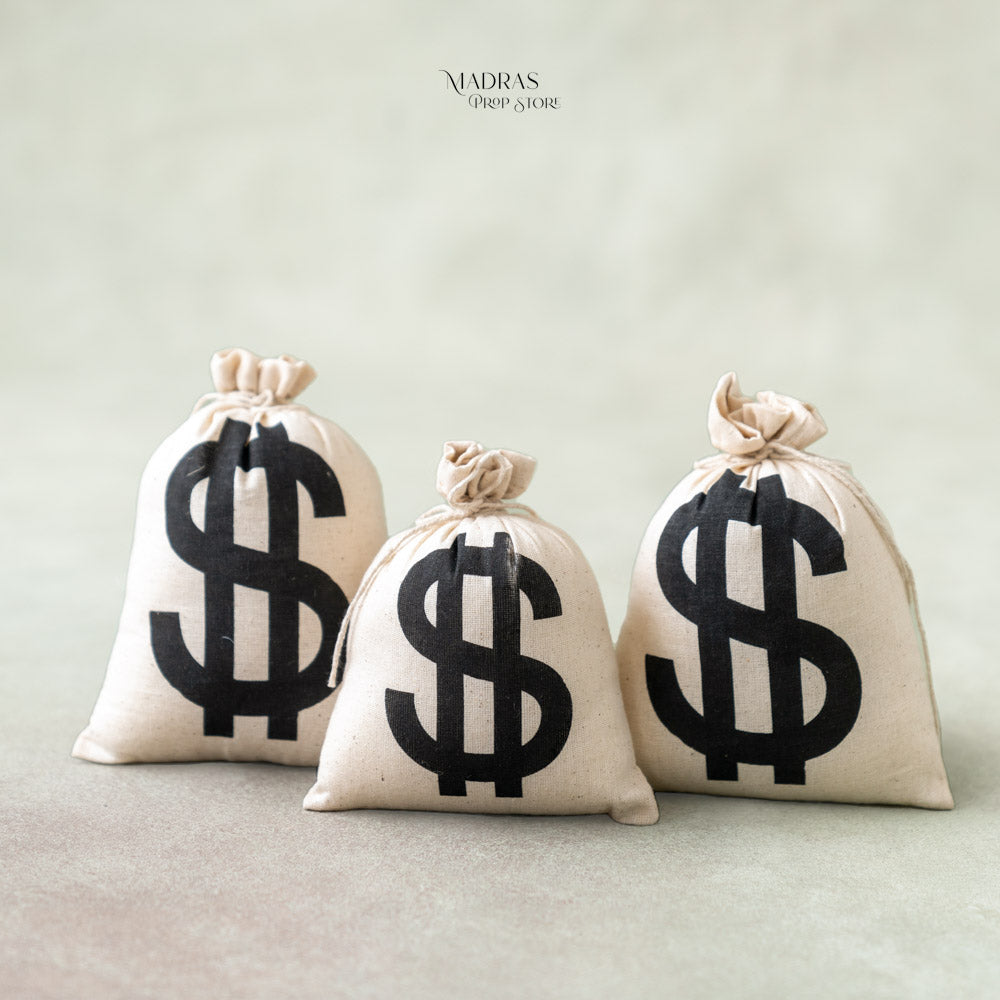 Money Bag Set of 3 -Baby Props