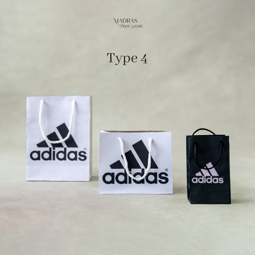 Shopping Bags Set of 3 Adidas Madras Prop Store