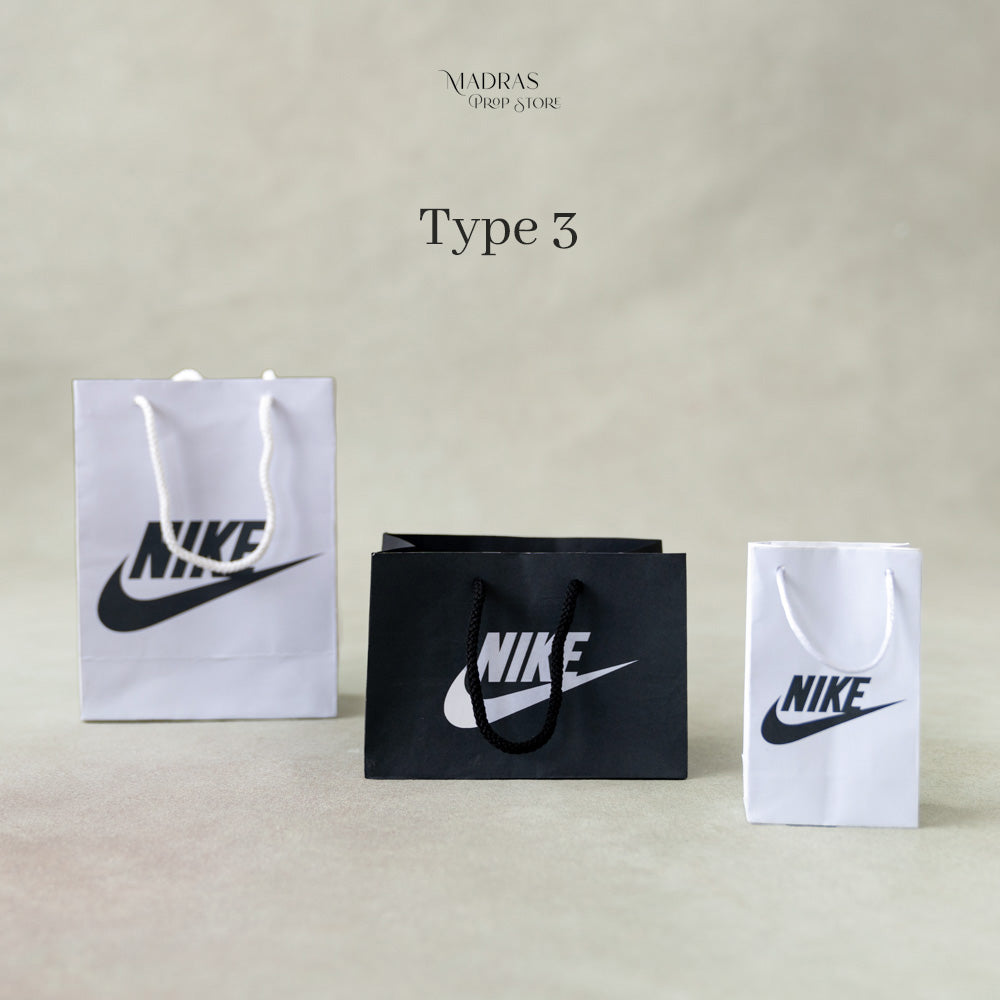 Shopping Bags Set of 3 (NIKE) -Baby Props