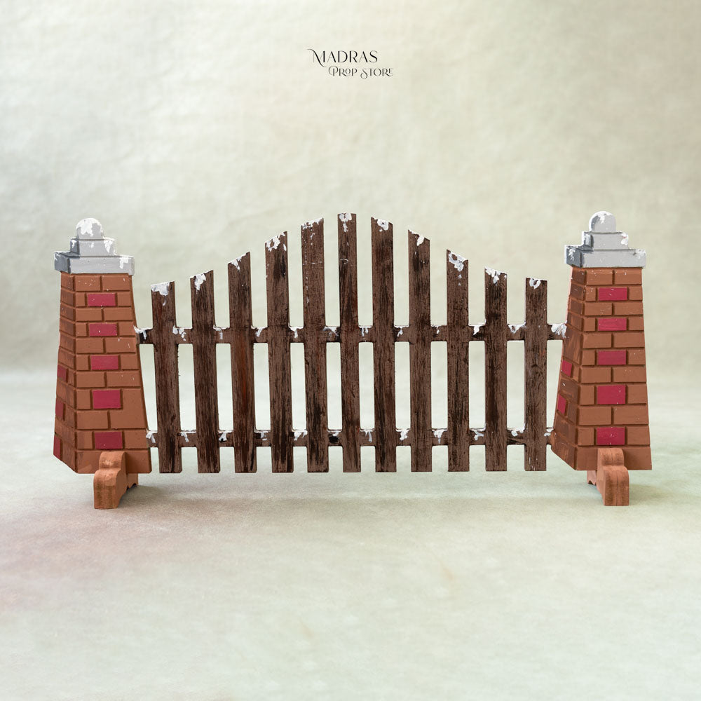 Winter Fence-Baby Props