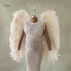 Royal Ostrich Feather Maternity Wings