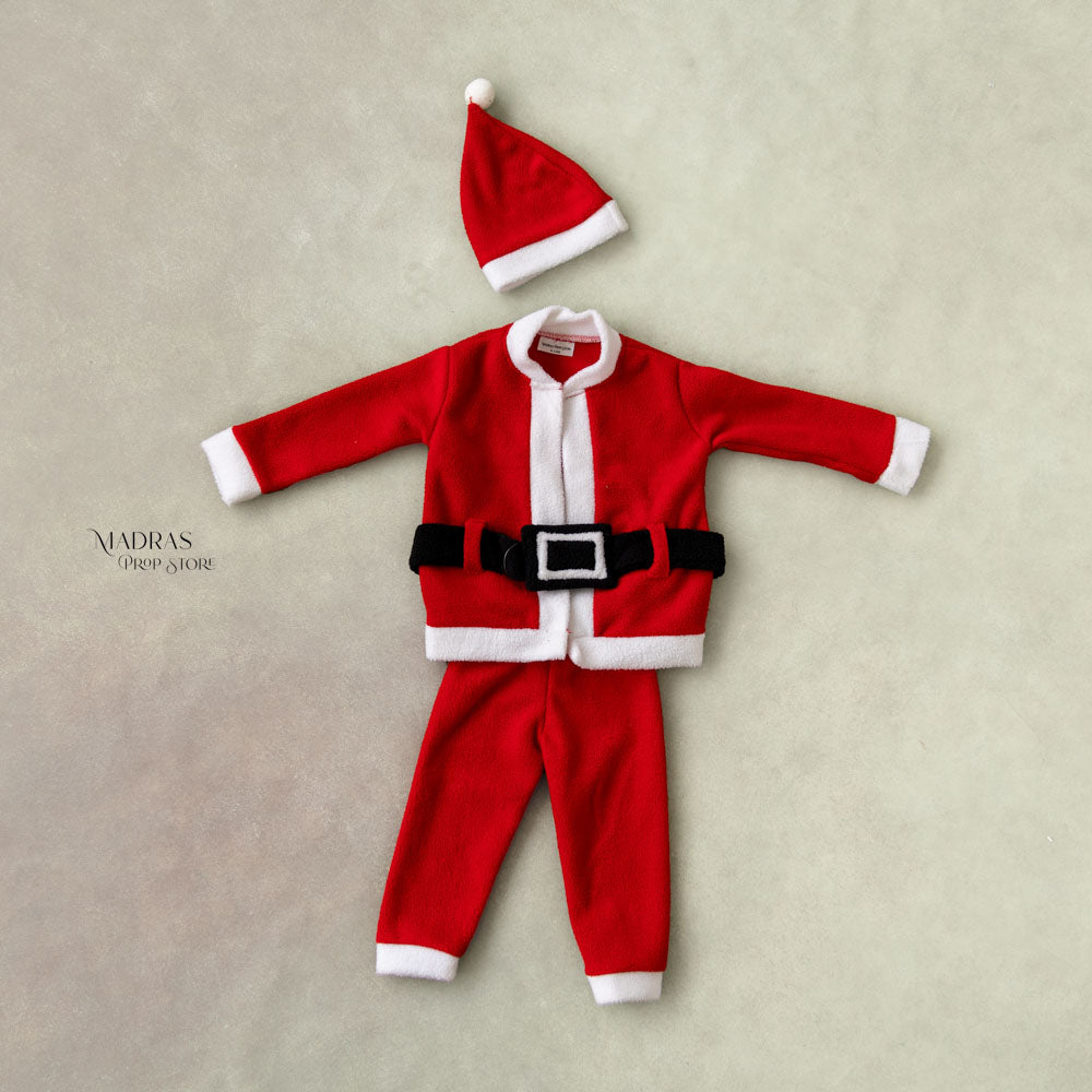 Santa Outfit ( Type 2) | 9 to 12 Months -Baby Props
