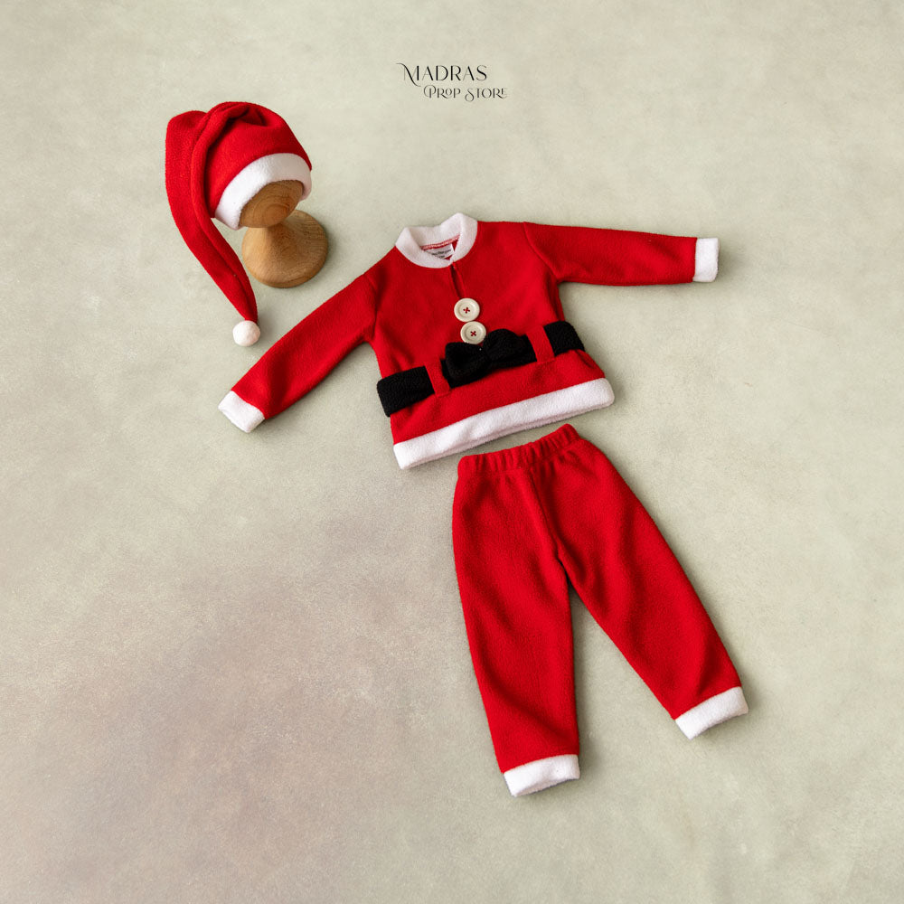 Santa Outfit ( Type 4) | 9 to 12 Months -Baby Props