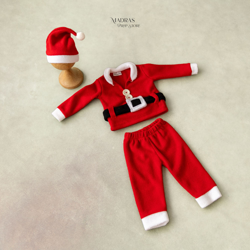 Santa Outfit ( Type 5) | 9 to 12 Months -Baby Props