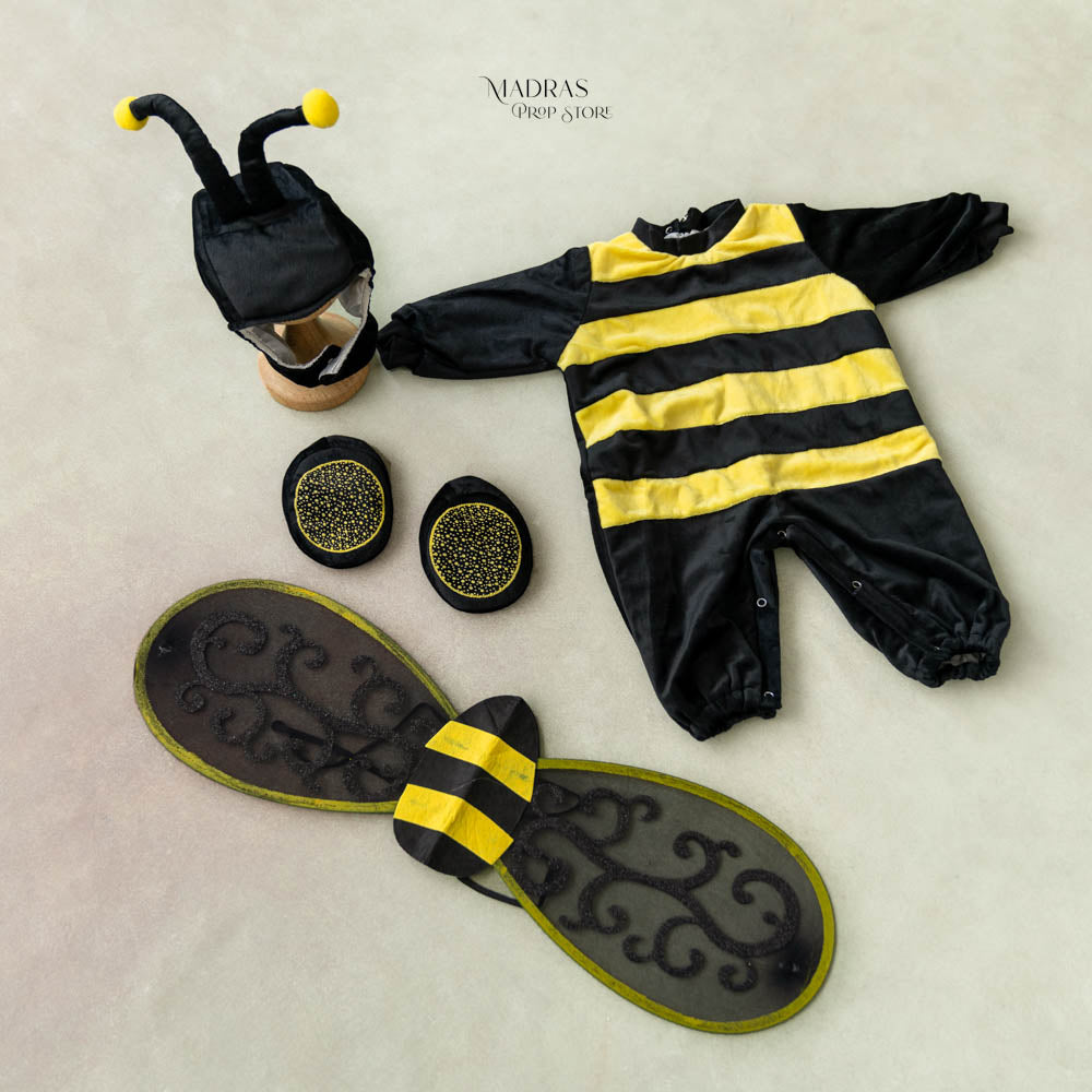 Honey Bee Outfit with Wings : Baby Props