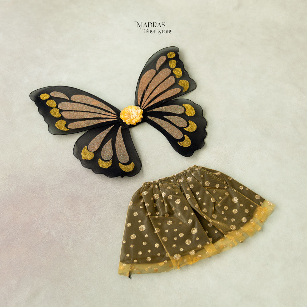 Honey Bee Wings With Skirt : Baby Props