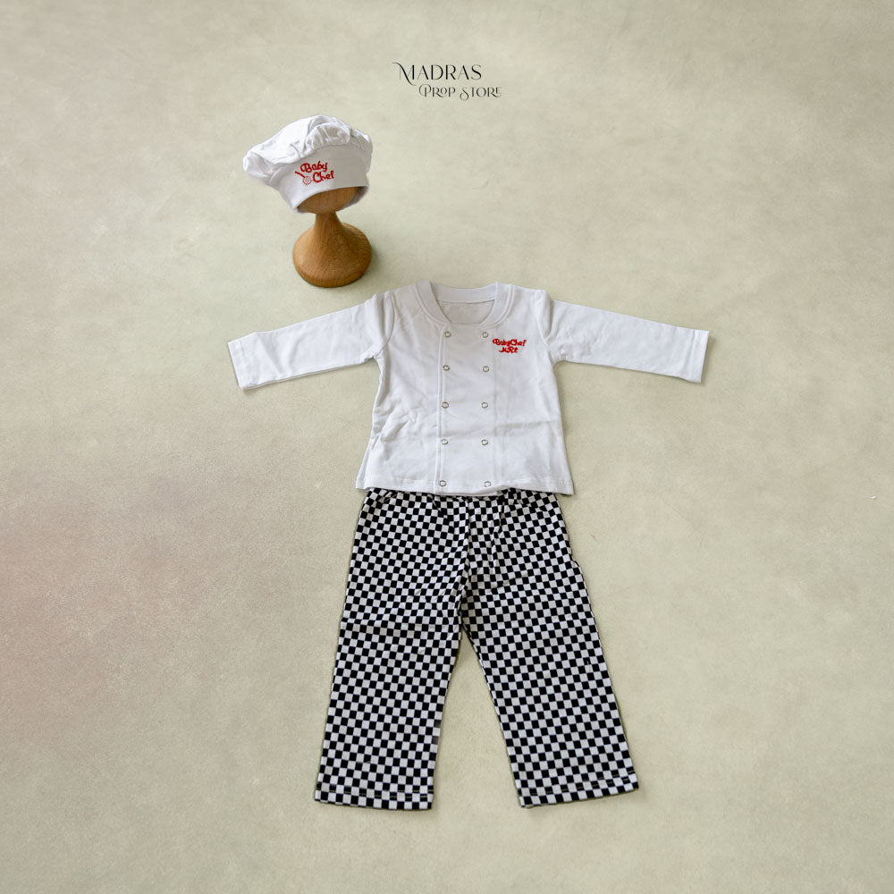 Chef outfit V1.0 | 9 to 12 Months -Baby Props