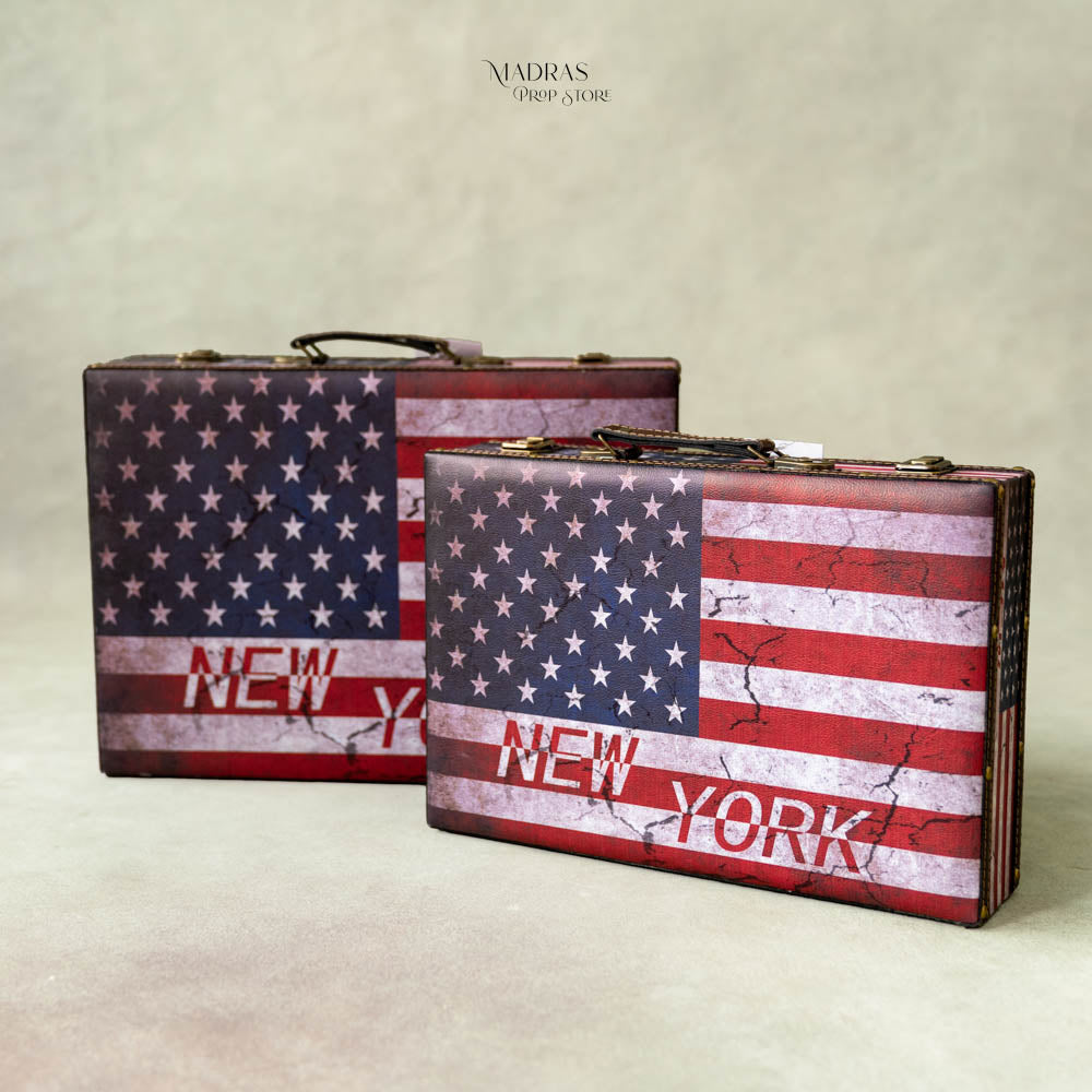 New York Suitcase | Madras Prop Store