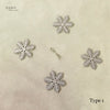 Snow Flakes set of 4 (Silver)