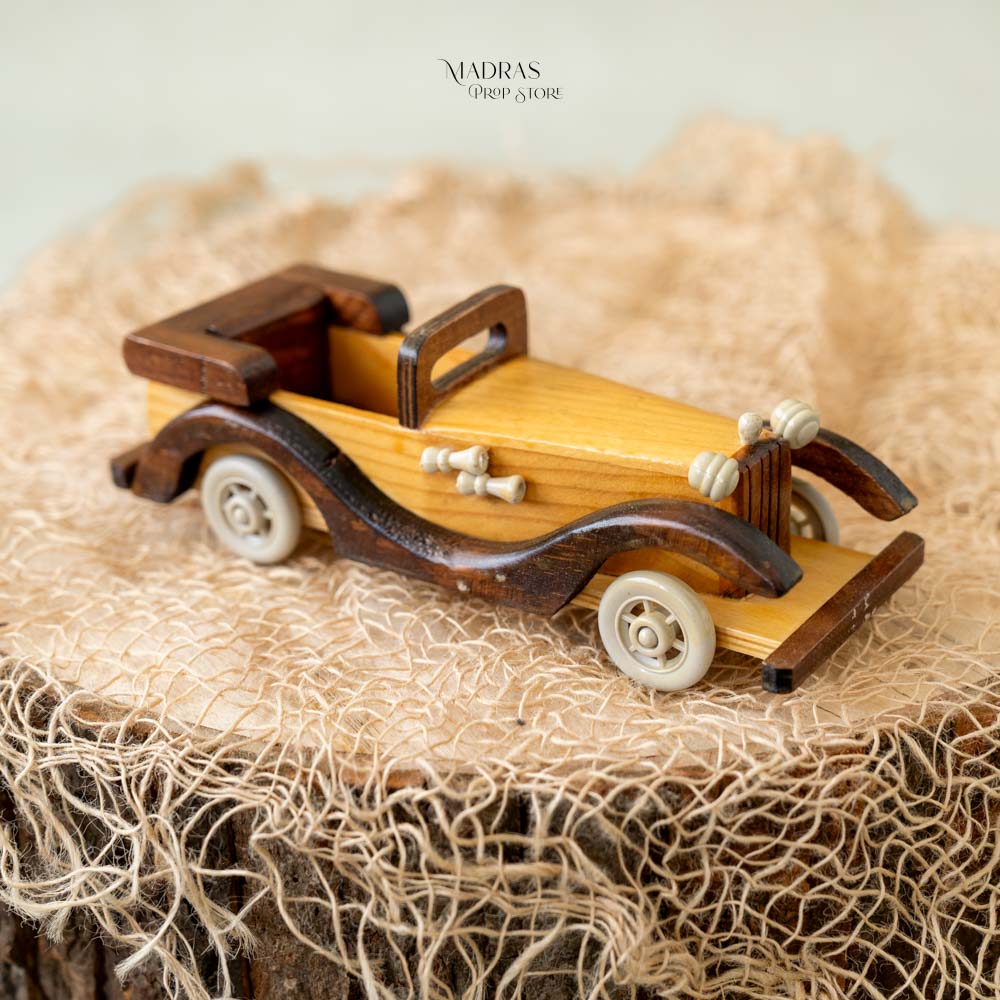 Mini Wooden Car -Baby Props