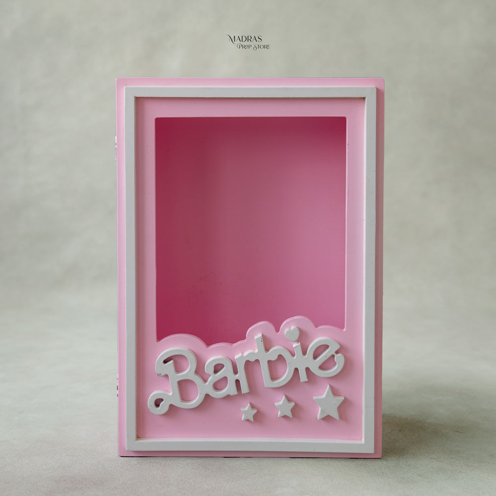 Newborn Barbie Box ( Milky Pink) : Baby Props