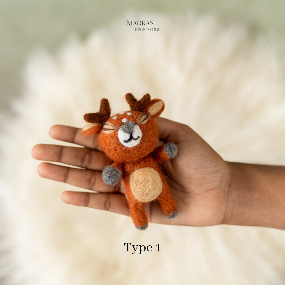 Mini Toy Felted-Baby Props