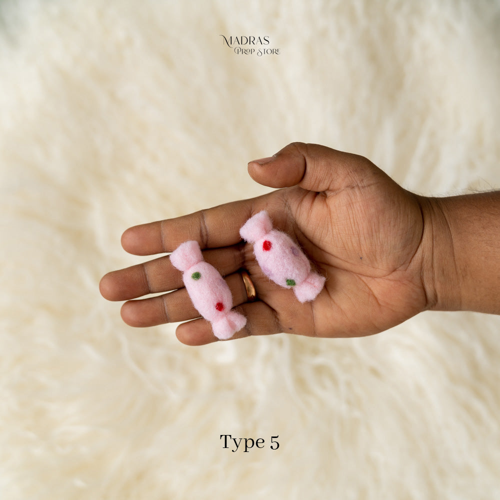 Felted Chocolates Set Of 2