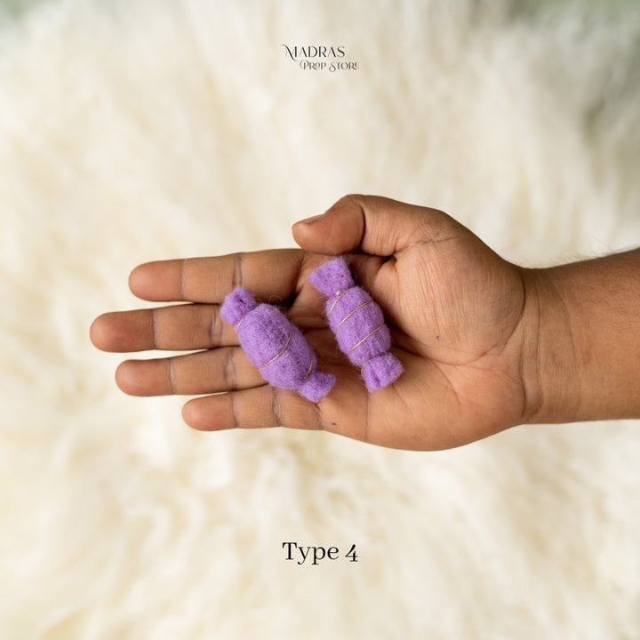 Felted Chocolates Set Of 2 : Baby Props