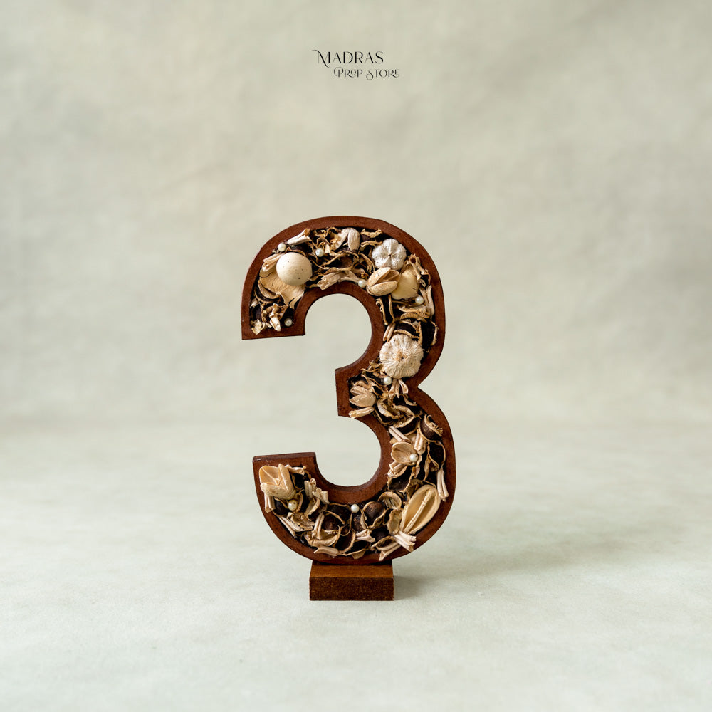 Number Props Boho Theme Number Prop | Madras Prop Store