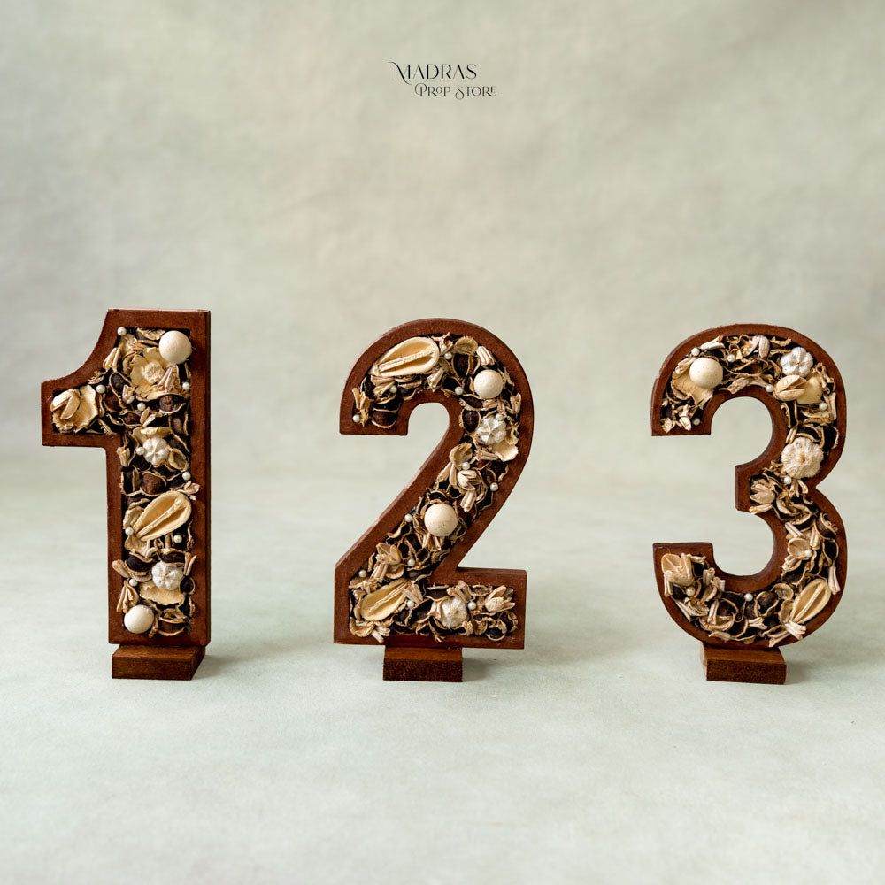 Number Props Boho Theme Number Prop – Madras Prop Store