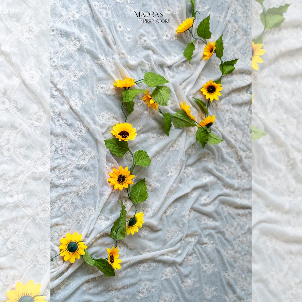 Sunflower Garland -Baby Props