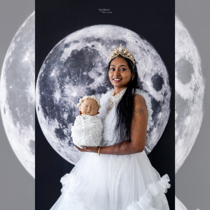 Setup - 0474 (Gown + Backdrop + Crown) : Maternity Props