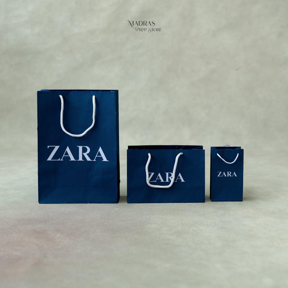 Shopping Bags Set of 3 (ZARA) : Baby Props