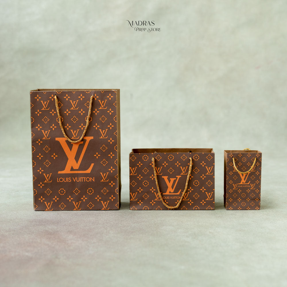 Shopping Bags Set of 3 (LV) : Baby Props