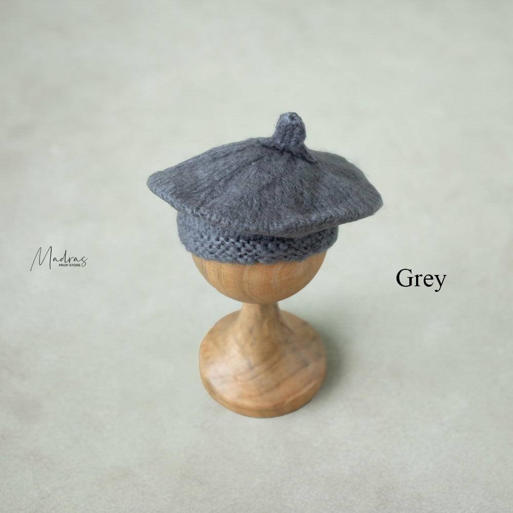 Mohair Beret Hat : Baby Props