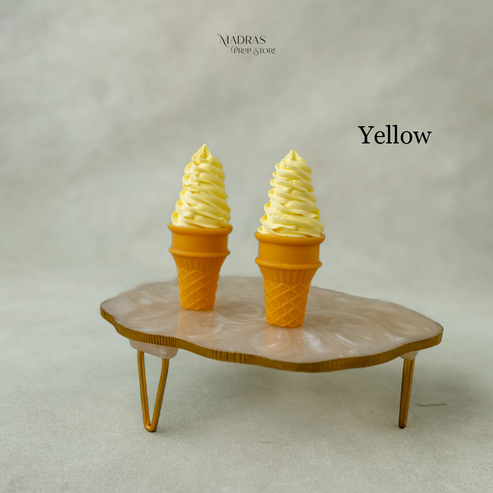 Ice Cream Cones Set Of 2 : Baby Props