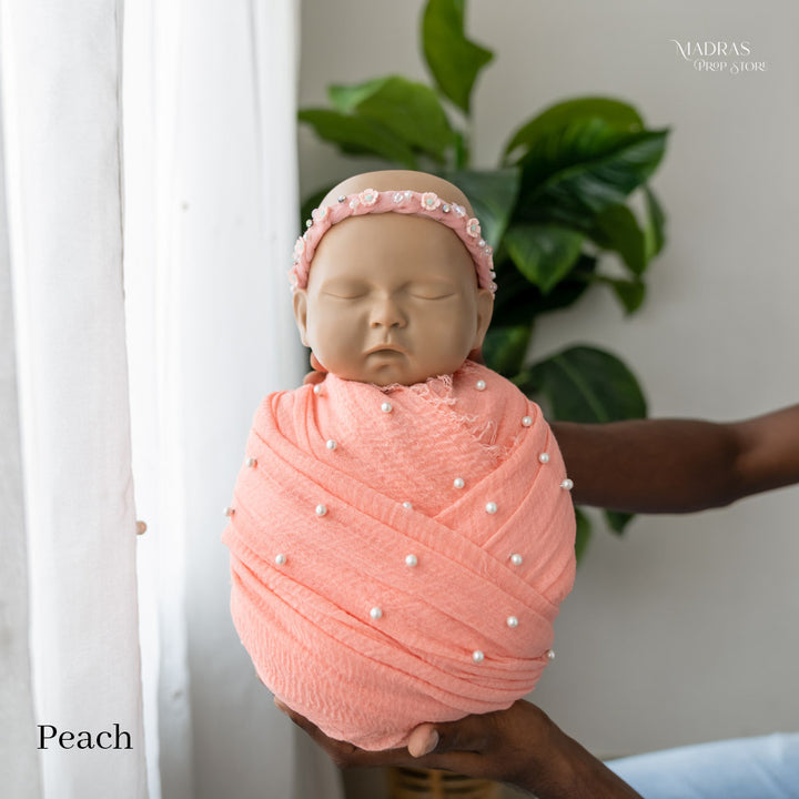 Textured Pearl Wrap : Baby Props