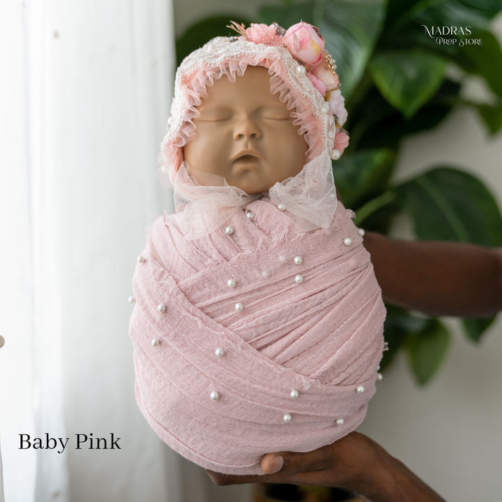 Textured Pearl Wrap : Baby Props