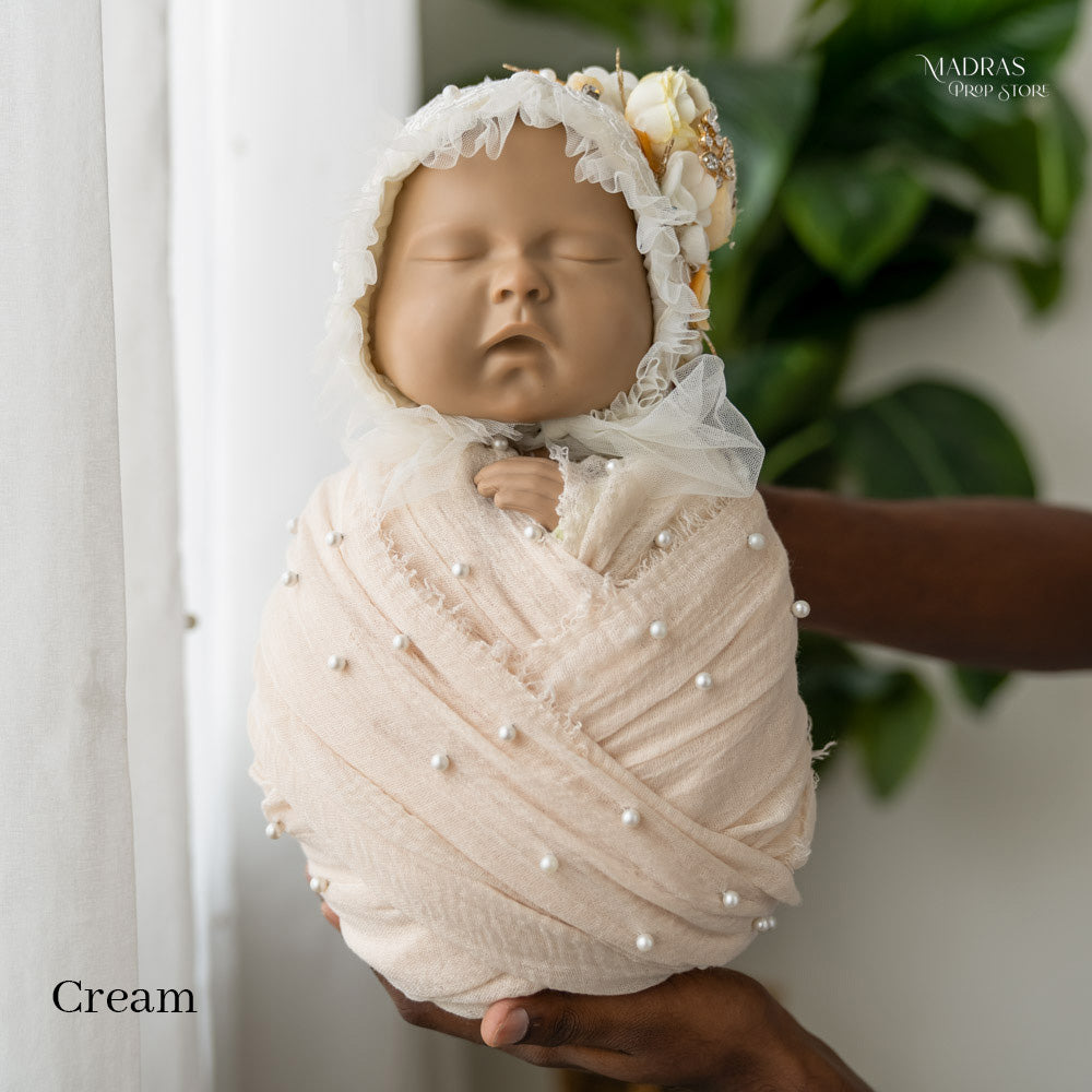 Textured Pearl Wrap : Baby Props