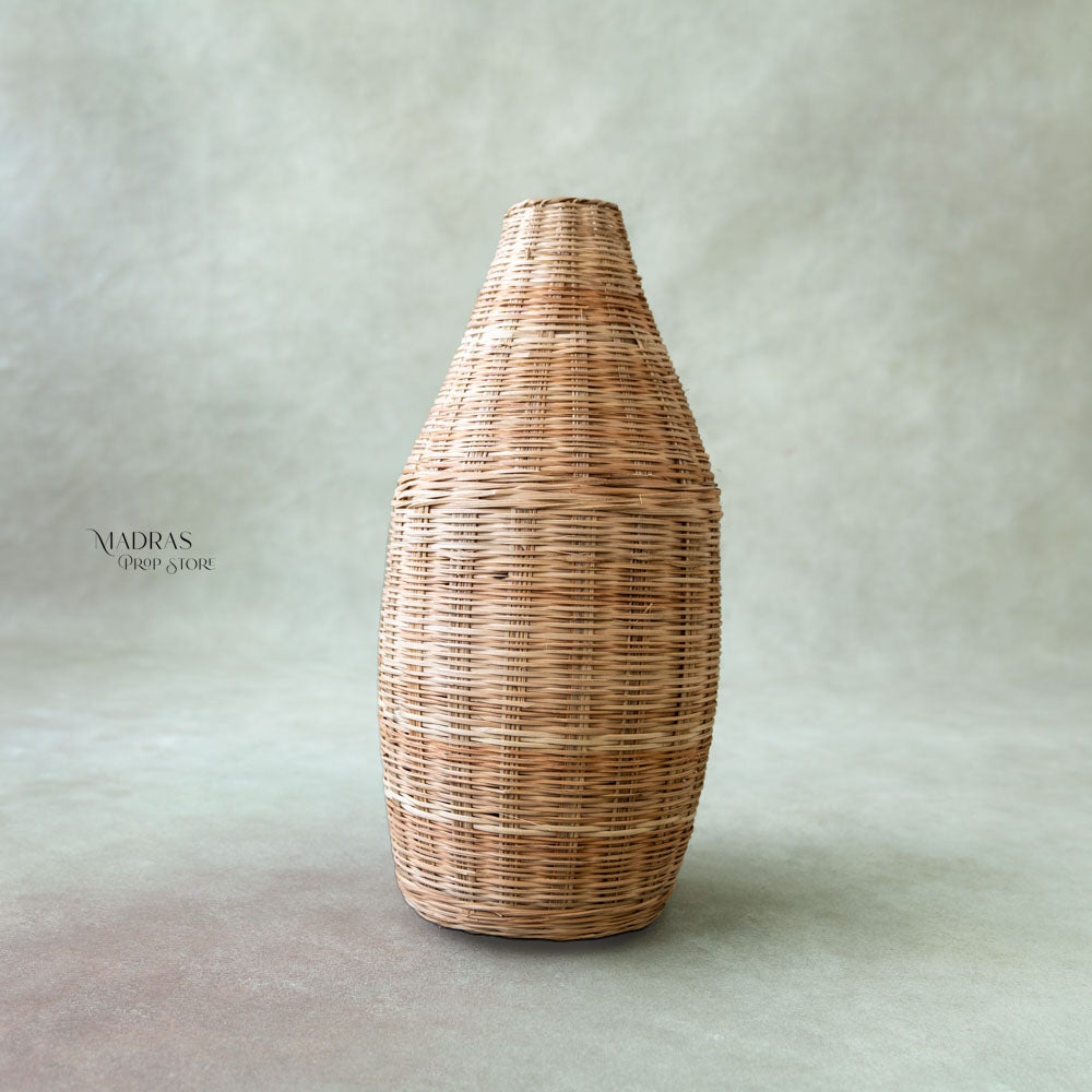 Handmade Woven Flower Vase : Baby Props