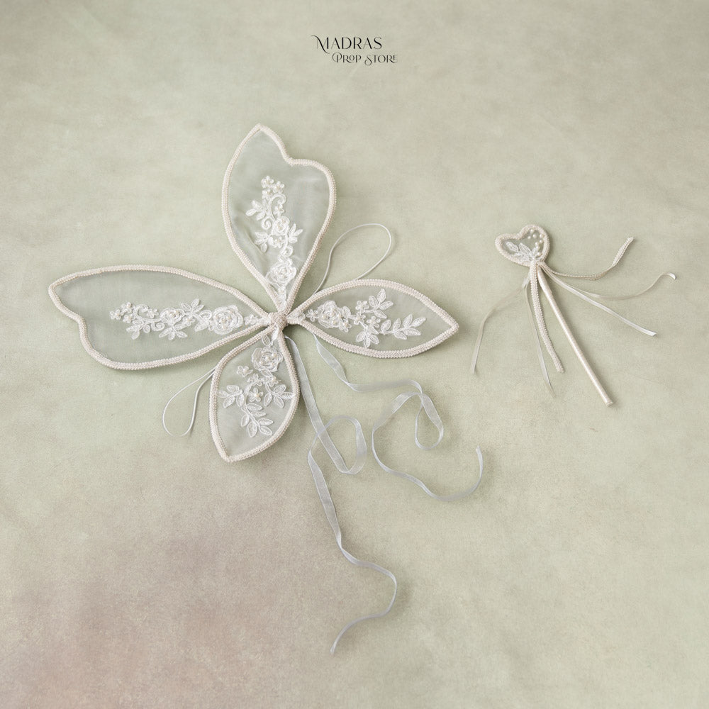 Butterfly Wings With Wand : Baby Props