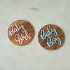 Baby Girl & Baby Boy Board Set Of 2