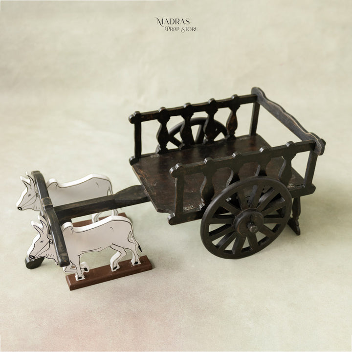 Wooden Bullock Cart : Baby Props