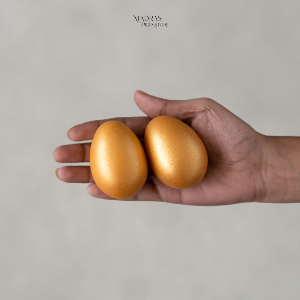 Golden Egg Set Of 2 : Baby Props