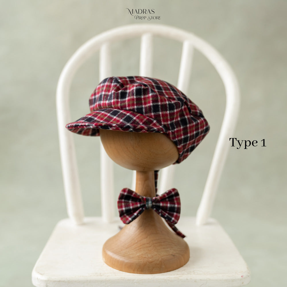 Gentleman Cap + Bow : Baby Props