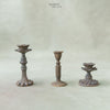 Rustic Candle Stands Set Of 3