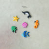 Sea Animals Set of 6 ( Paper Mached )