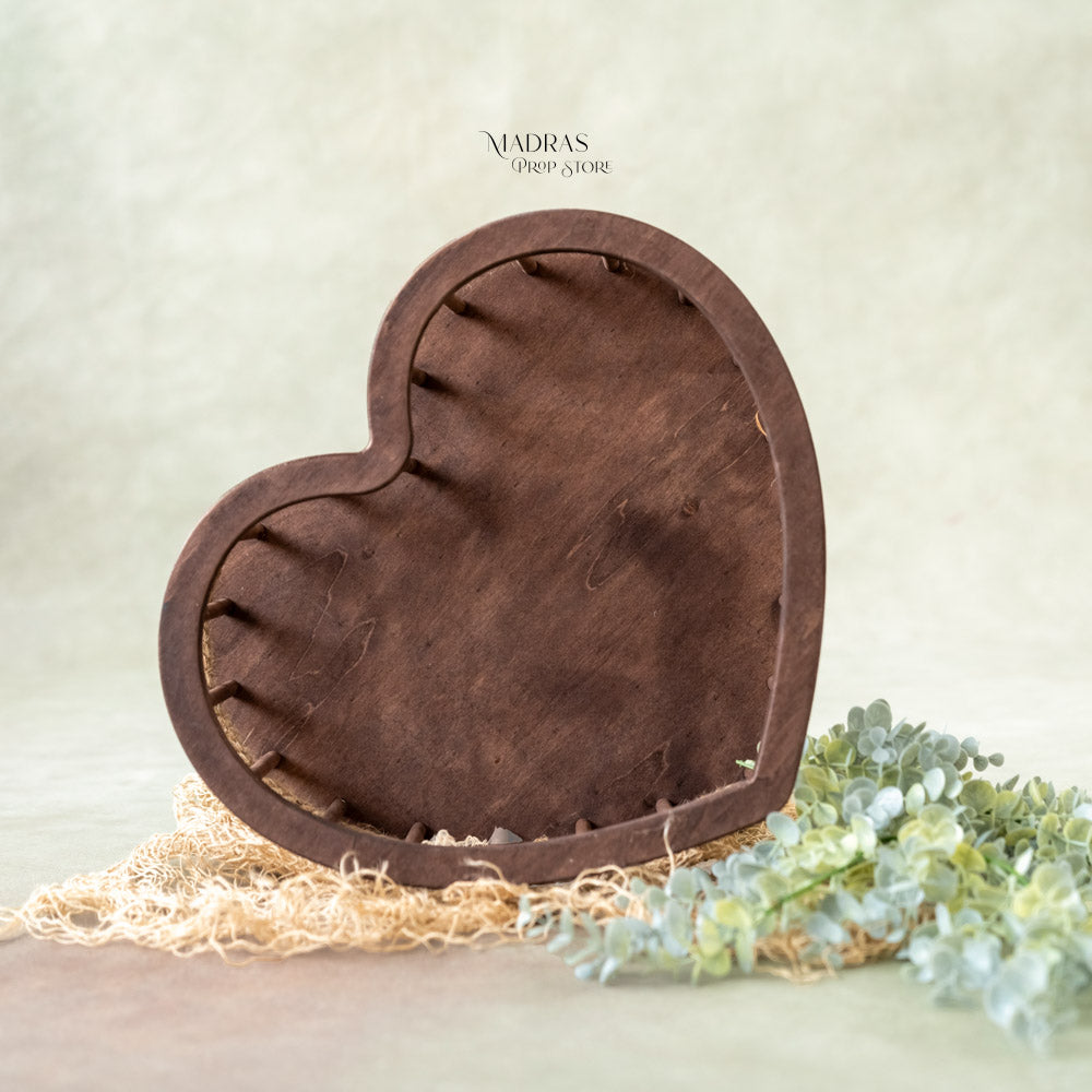 Rustic Heart Basket : Baby Props